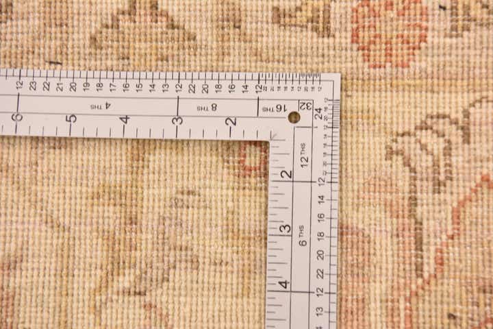6' 8 x 9' 8 Hand Knotted Peshawar Ziegler Rug