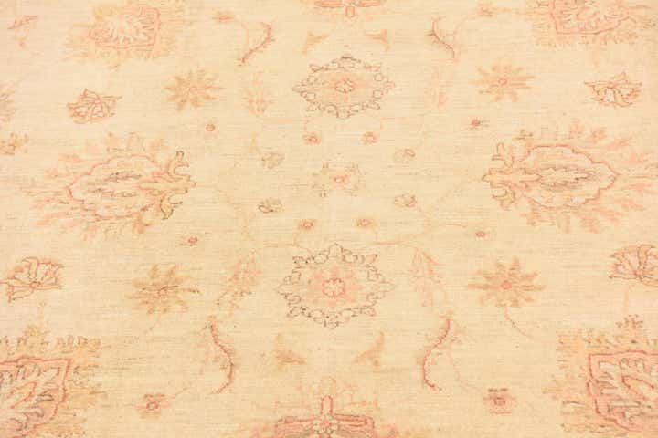 6' 8 x 9' 8 Hand Knotted Peshawar Ziegler Rug