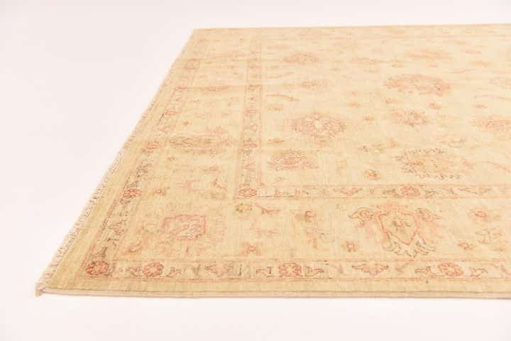 6' 8 x 9' 8 Hand Knotted Peshawar Ziegler Rug