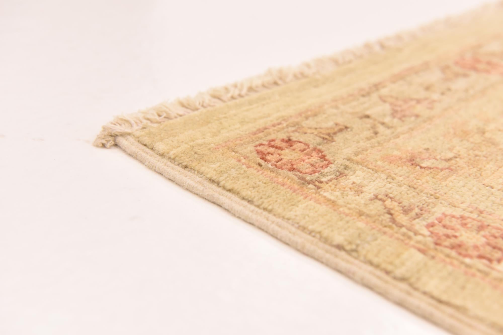 6' 8 x 9' 8 Hand Knotted Peshawar Ziegler Rug