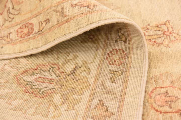 6' 8 x 9' 8 Hand Knotted Peshawar Ziegler Rug