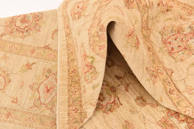 Detail image of 6' 8 x 9' 6 Hand Knotted Peshawar Ziegler Rug