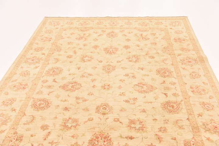 6' 8 x 9' 6 Hand Knotted Peshawar Ziegler Rug