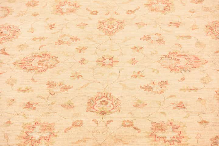 6' 8 x 9' 6 Hand Knotted Peshawar Ziegler Rug