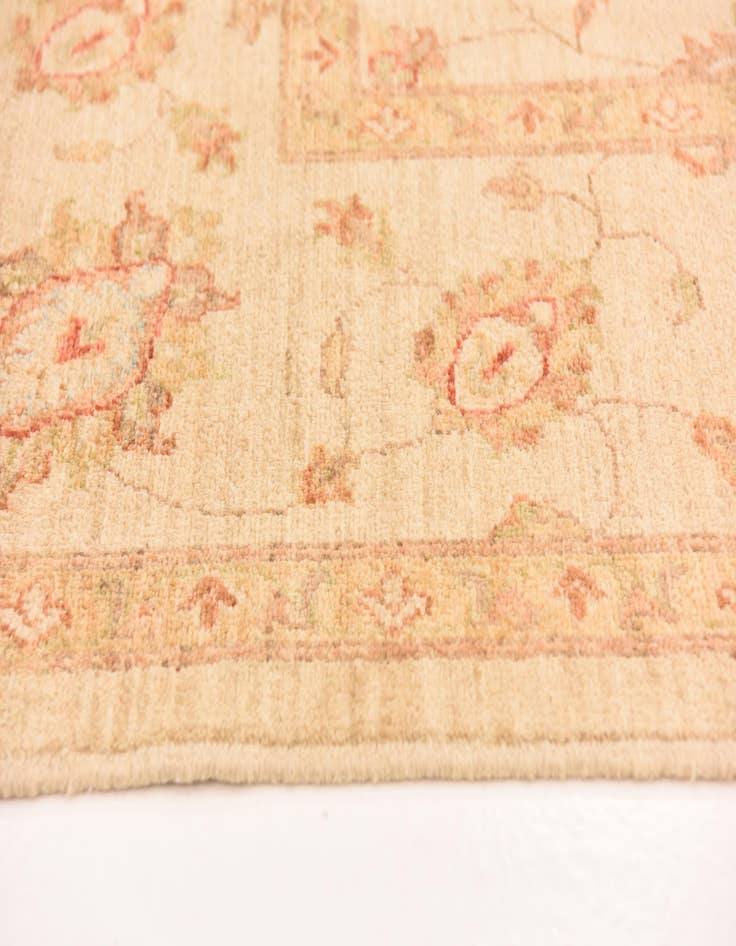 Detail image of 6' 8 x 9' 6  Hand Knotted Peshawar Ziegler Rug