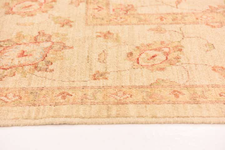 6' 8 x 9' 6 Hand Knotted Peshawar Ziegler Rug