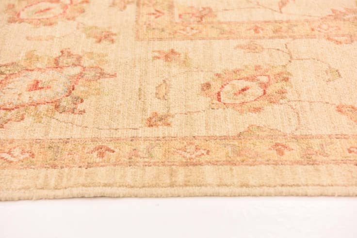 Detail image of 6' 8 x 9' 6 Hand Knotted Peshawar Ziegler Rug