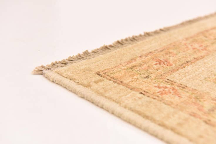 Detail image of 6' 8 x 9' 6 Hand Knotted Peshawar Ziegler Rug