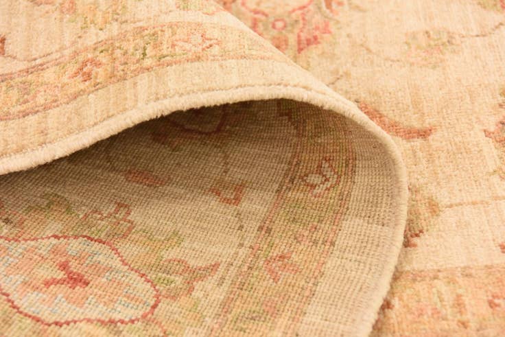 Detail image of 6' 8 x 9' 6 Hand Knotted Peshawar Ziegler Rug