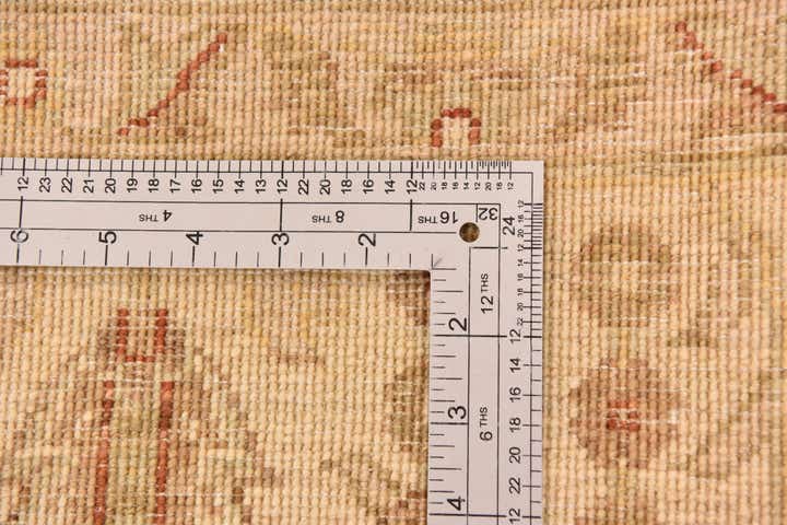 6' 1 x 9' 1 Hand Knotted Peshawar Ziegler Rug