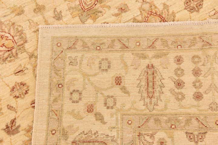 6' 1 x 9' 1 Hand Knotted Peshawar Ziegler Rug