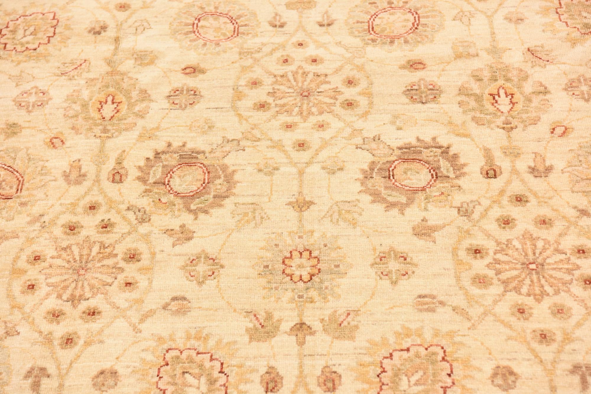 6' 1 x 9' 1 Hand Knotted Peshawar Ziegler Rug