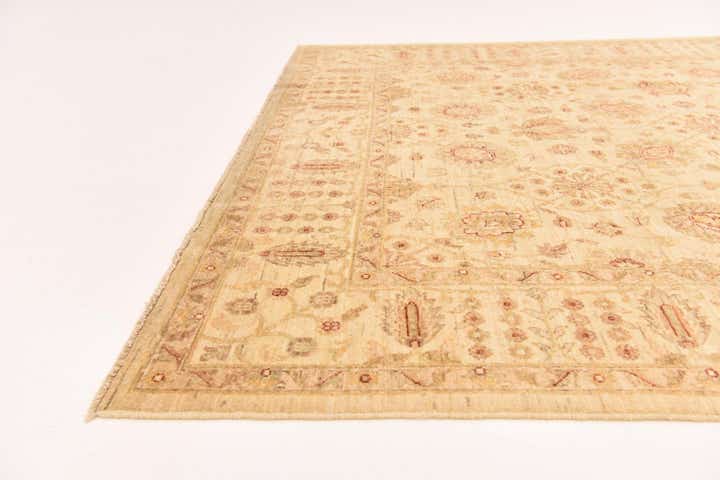 6' 1 x 9' 1 Hand Knotted Peshawar Ziegler Rug