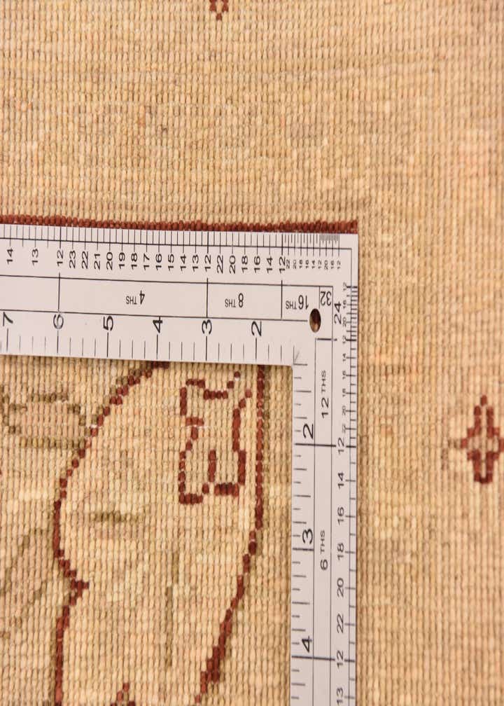 7' 2 x 9' 8 Hand Knotted Peshawar Ziegler Rug