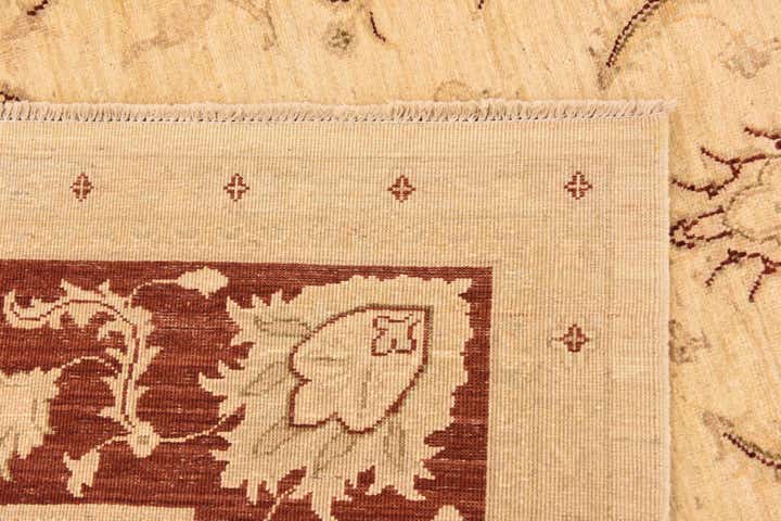 7' 2 x 9' 8 Hand Knotted Peshawar Ziegler Rug