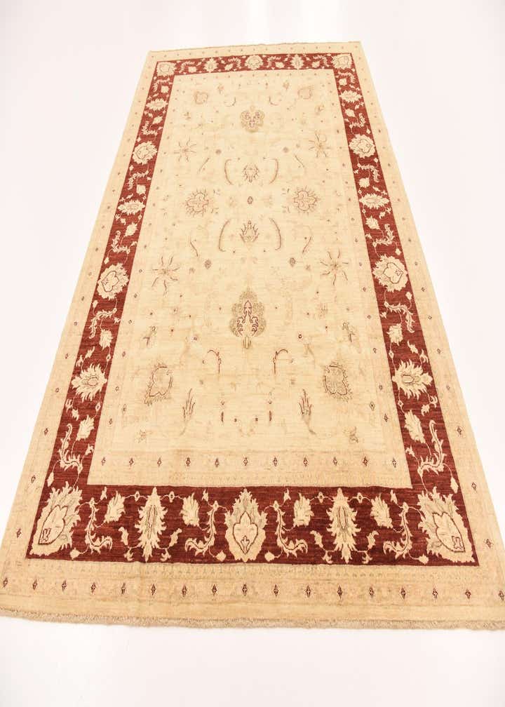 7' 2 x 9' 8 Hand Knotted Peshawar Ziegler Rug