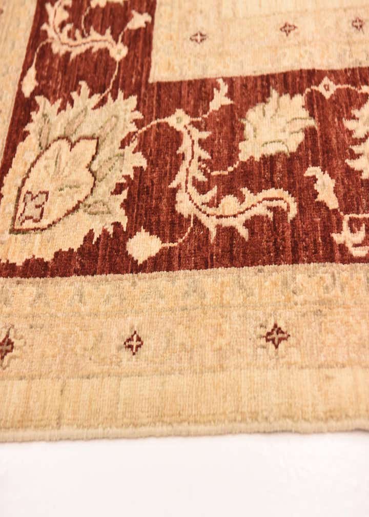7' 2 x 9' 8 Hand Knotted Peshawar Ziegler Rug