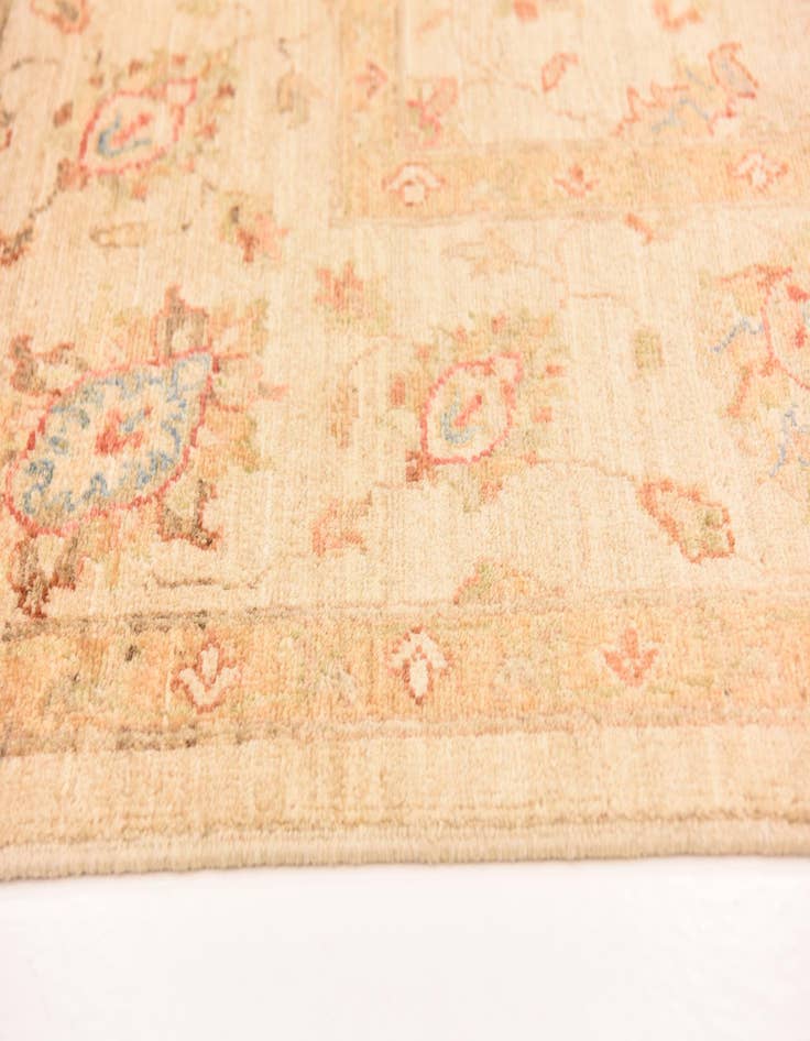 Detail image of 6' 9 x 10' 5  Hand Knotted Peshawar Ziegler Rug