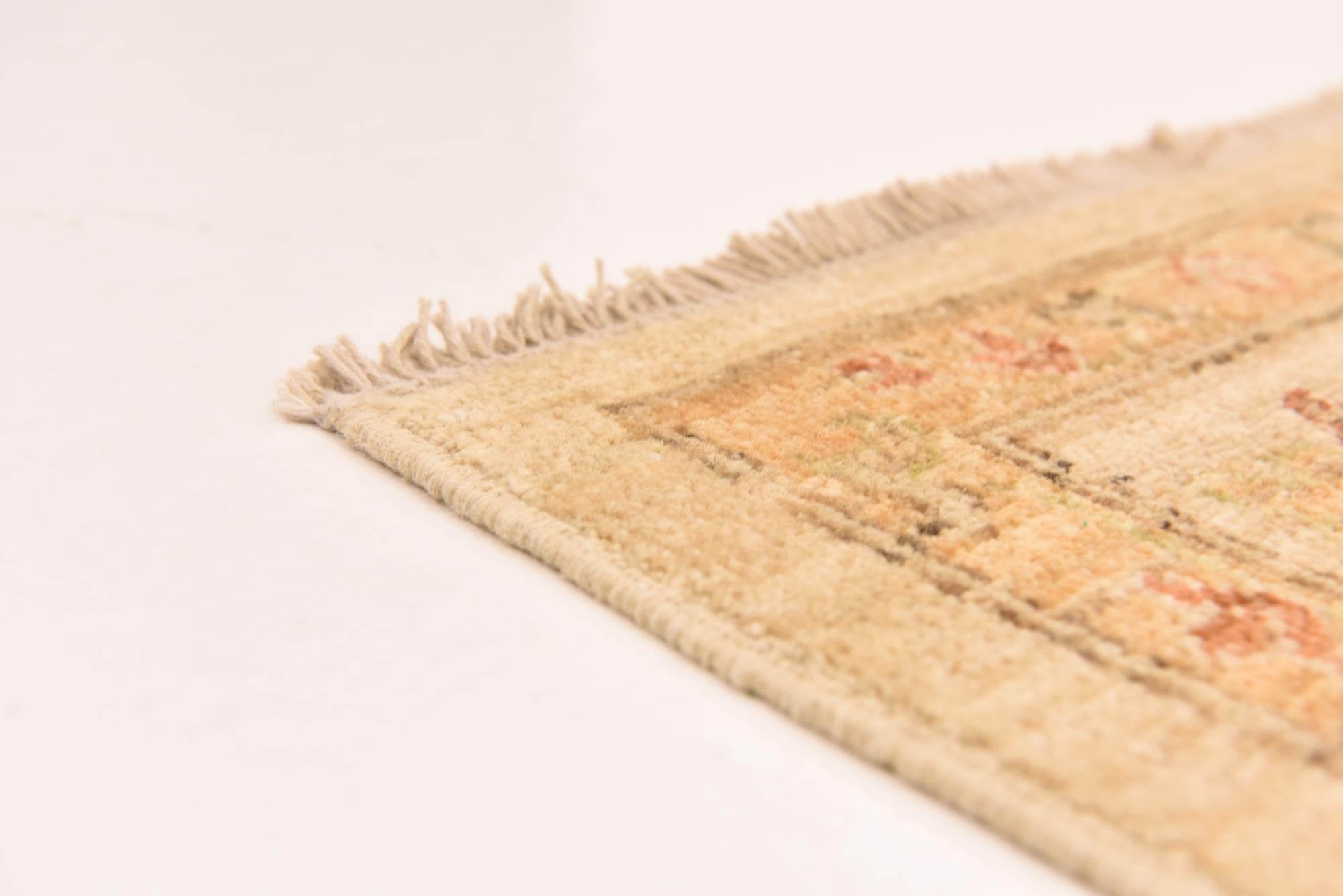 6' 9 x 10' 5 Hand Knotted Peshawar Ziegler Rug