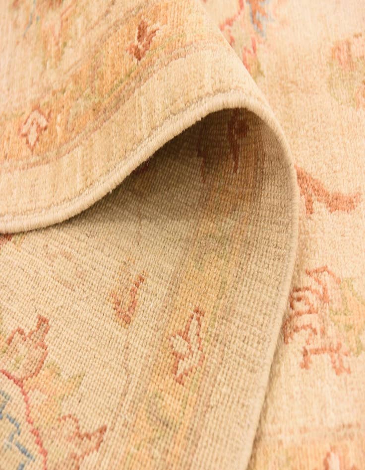 Detail image of 6' 9 x 10' 5  Hand Knotted Peshawar Ziegler Rug