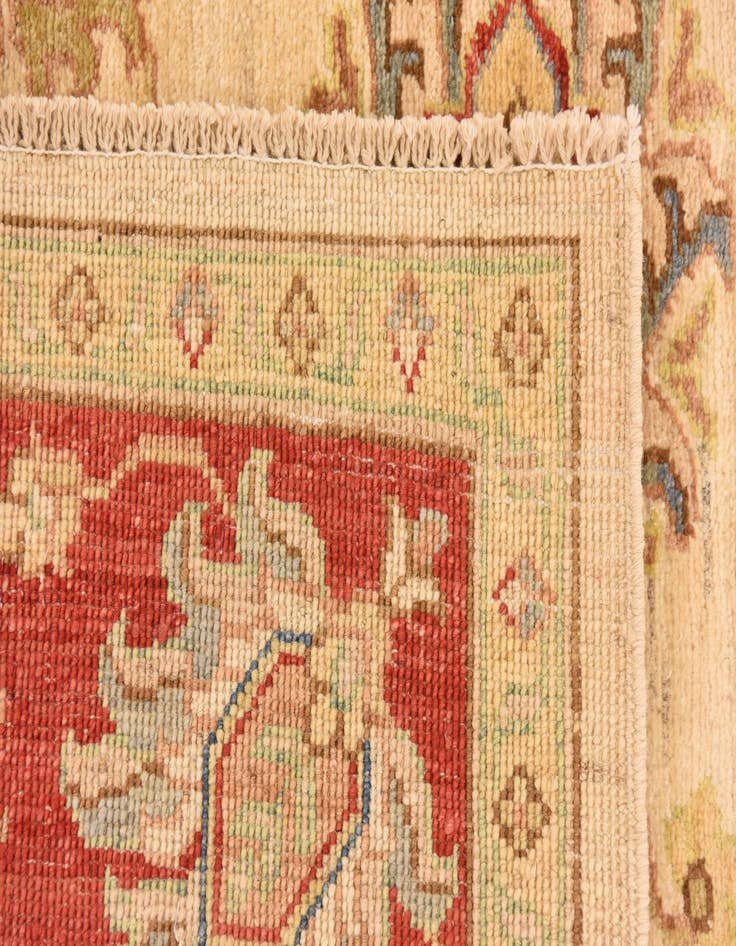 Detail image of 5' 1 x 6' 9  Hand Knotted Peshawar Ziegler Rug