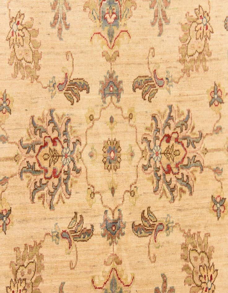 Detail image of 5' 1 x 6' 9  Hand Knotted Peshawar Ziegler Rug