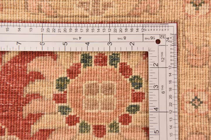 5' 1 x 6' 4 Hand Knotted Peshawar Ziegler Rug
