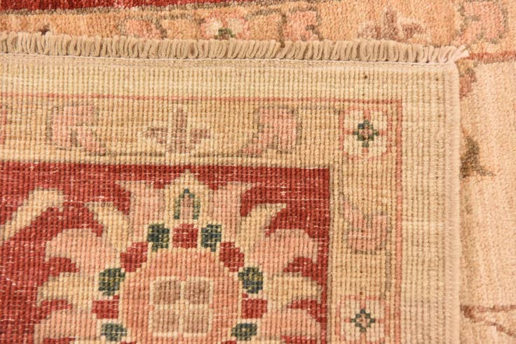Detail image of 5' 1 x 6' 4 Hand Knotted Peshawar Ziegler Rug