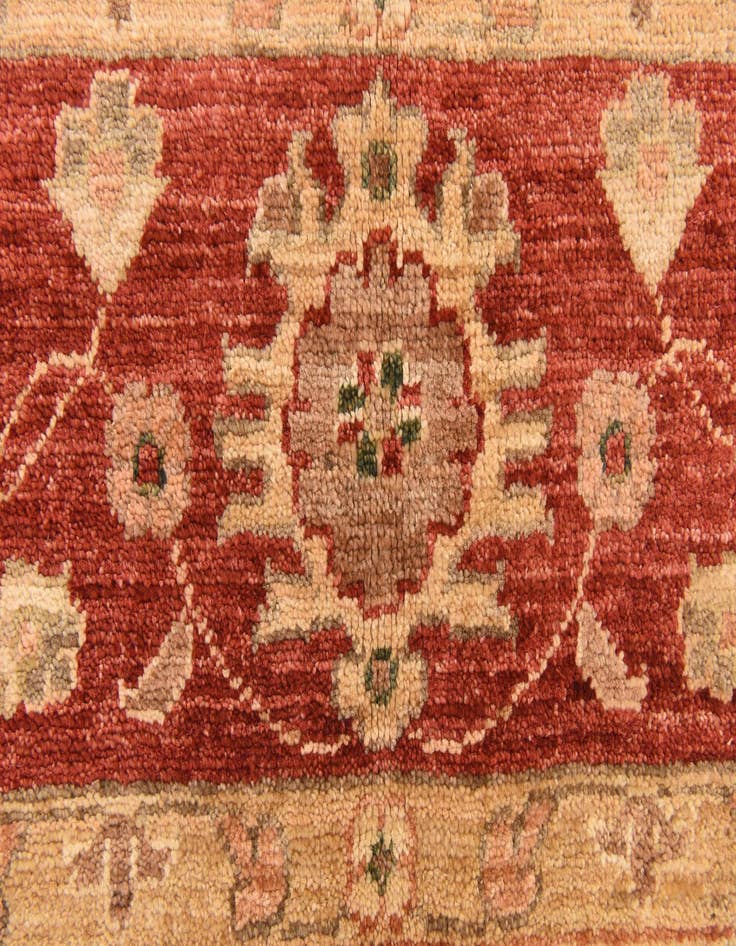 Detail image of 5' 1 x 6' 4 Hand Knotted Peshawar Ziegler Rug