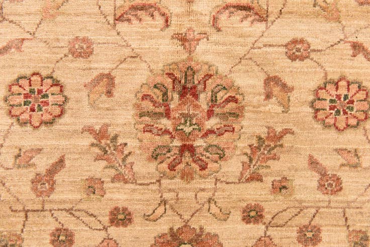Detail image of 5' 1 x 6' 4 Hand Knotted Peshawar Ziegler Rug