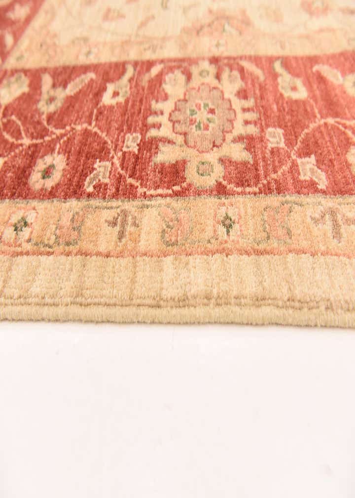 5' 1 x 6' 4 Hand Knotted Peshawar Ziegler Rug