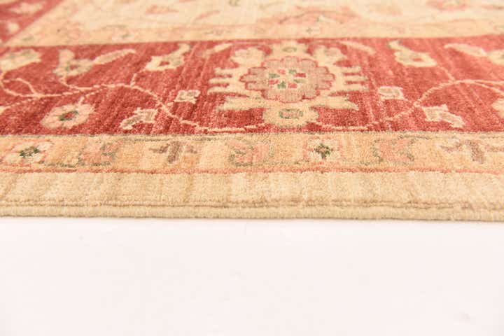 5' 1 x 6' 4 Hand Knotted Peshawar Ziegler Rug
