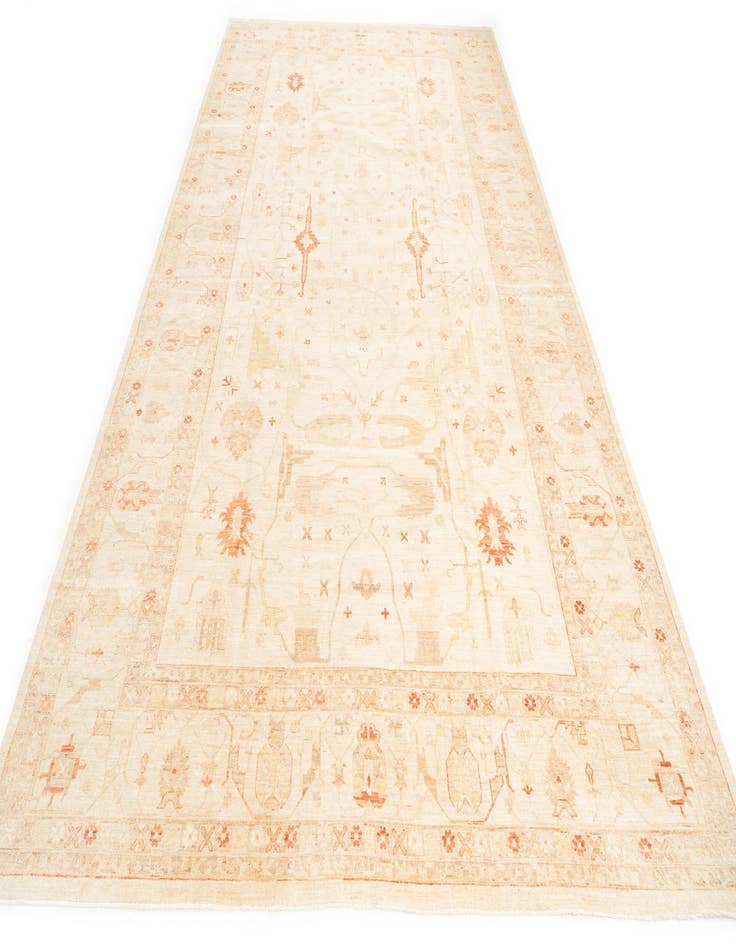 Detail image of 9' 10 x 17' 3  Hand Knotted Peshawar Ziegler Oriental Rug