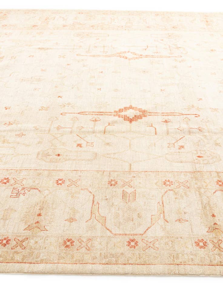 Detail image of 9' 10 x 17' 3  Hand Knotted Peshawar Ziegler Oriental Rug