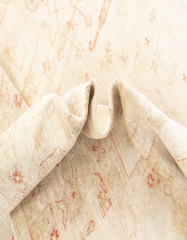 Detail image of 9' 10 x 17' 3  Hand Knotted Peshawar Ziegler Oriental Rug