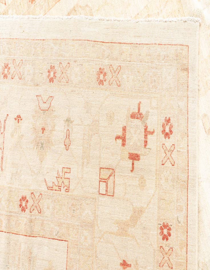 Detail image of 9' 10 x 17' 3  Hand Knotted Peshawar Ziegler Oriental Rug