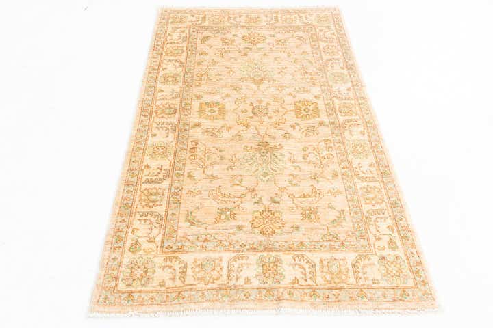 3' 2 x 5' 6 Hand Knotted Peshawar Ziegler Oriental Rug
