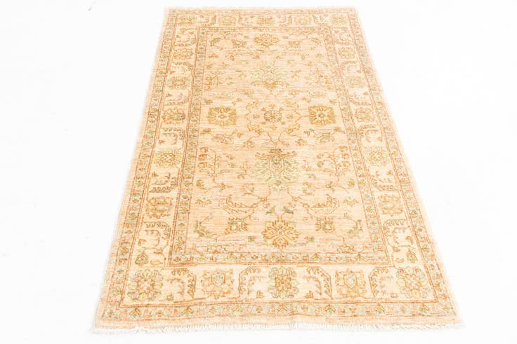 Detail image of 3' 2 x 5' 6 Hand Knotted Peshawar Ziegler Oriental Rug