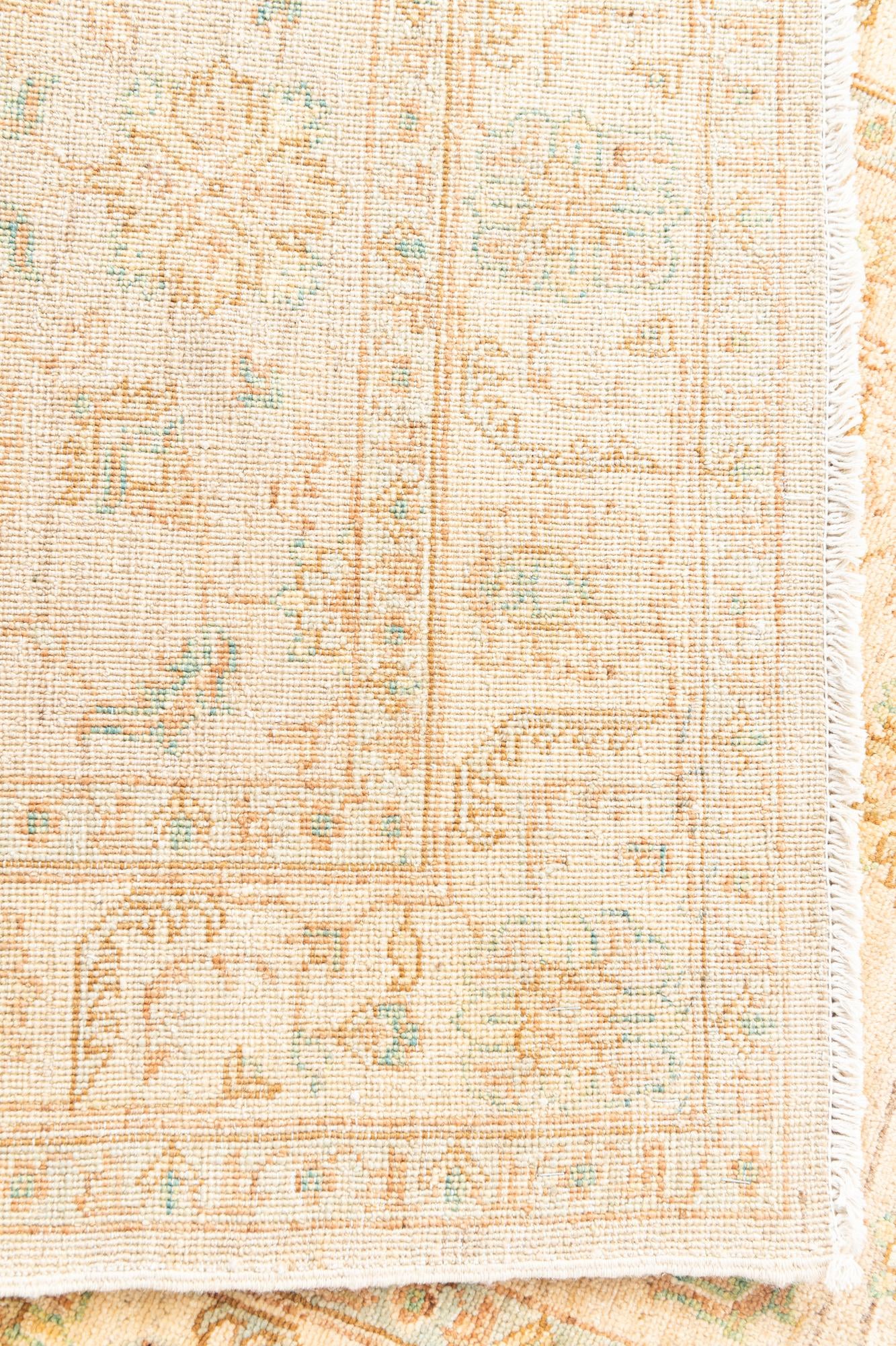 3' 2 x 5' 6 Hand Knotted Peshawar Ziegler Oriental Rug