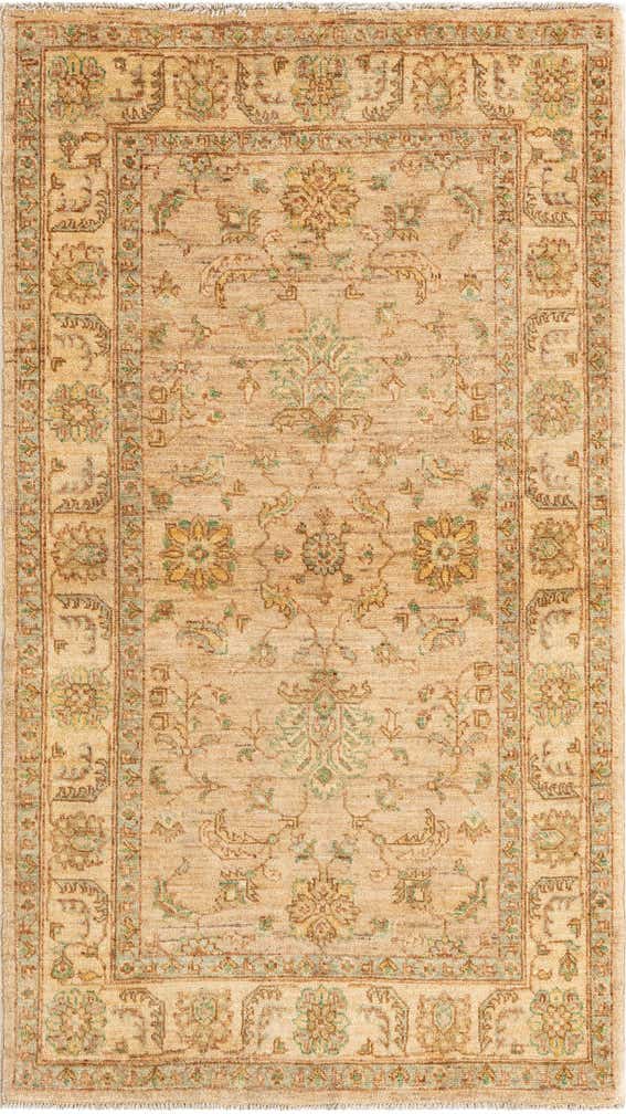 3' 2 x 5' 6 Hand Knotted Peshawar Ziegler Oriental Rug