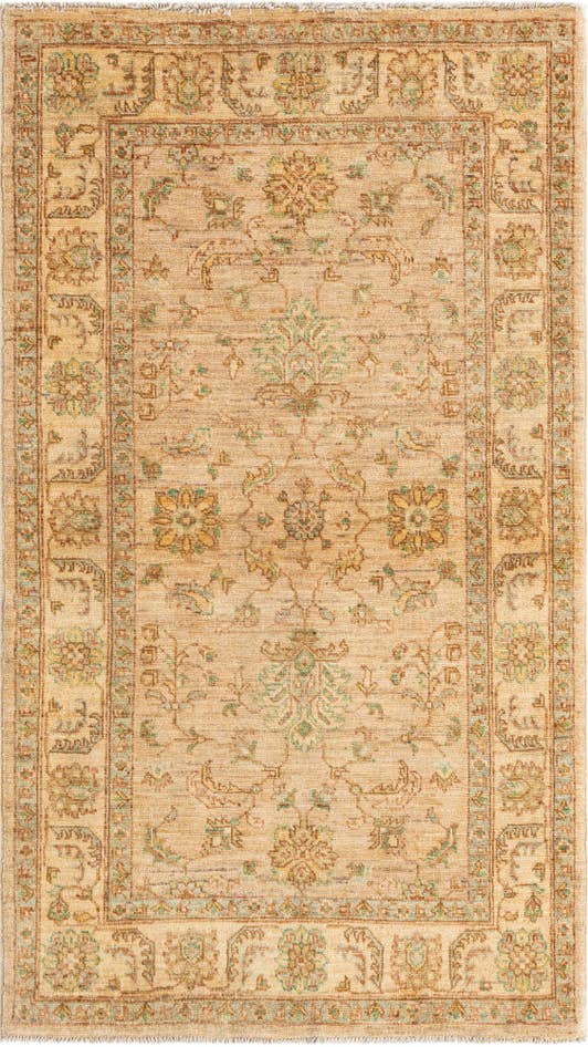 Detail image of 3' 2 x 5' 6 Hand Knotted Peshawar Ziegler Oriental Rug
