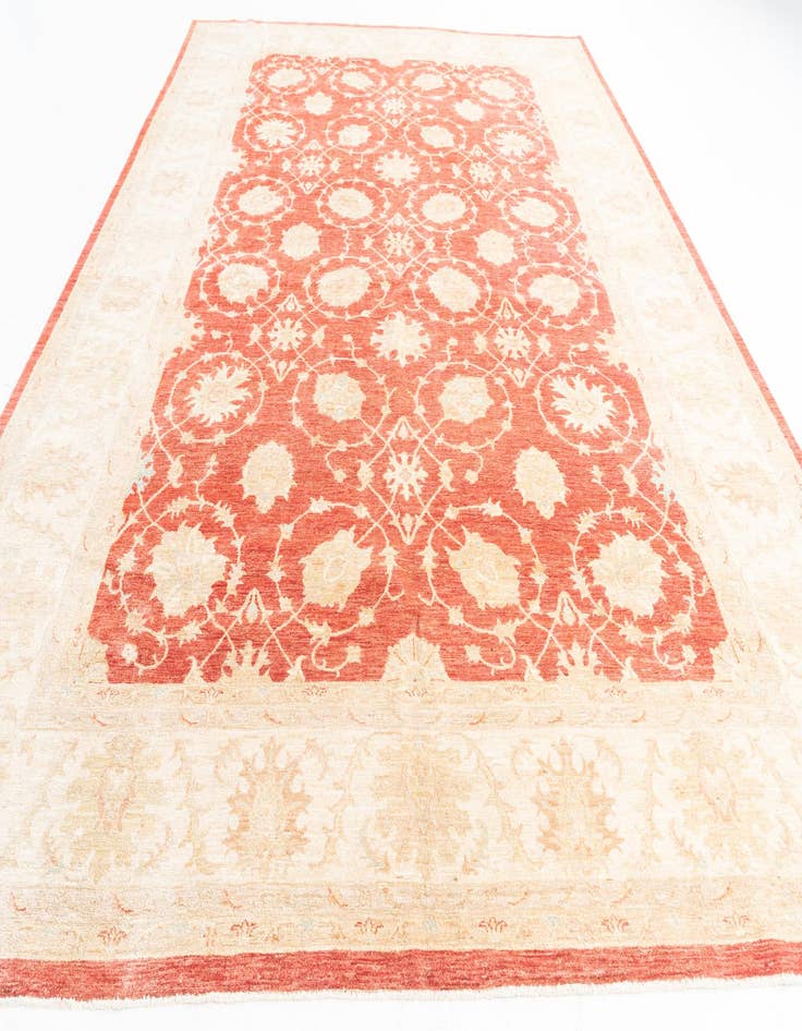 Detail image of 10' x 13' 4  Hand Knotted Peshawar Ziegler Rug