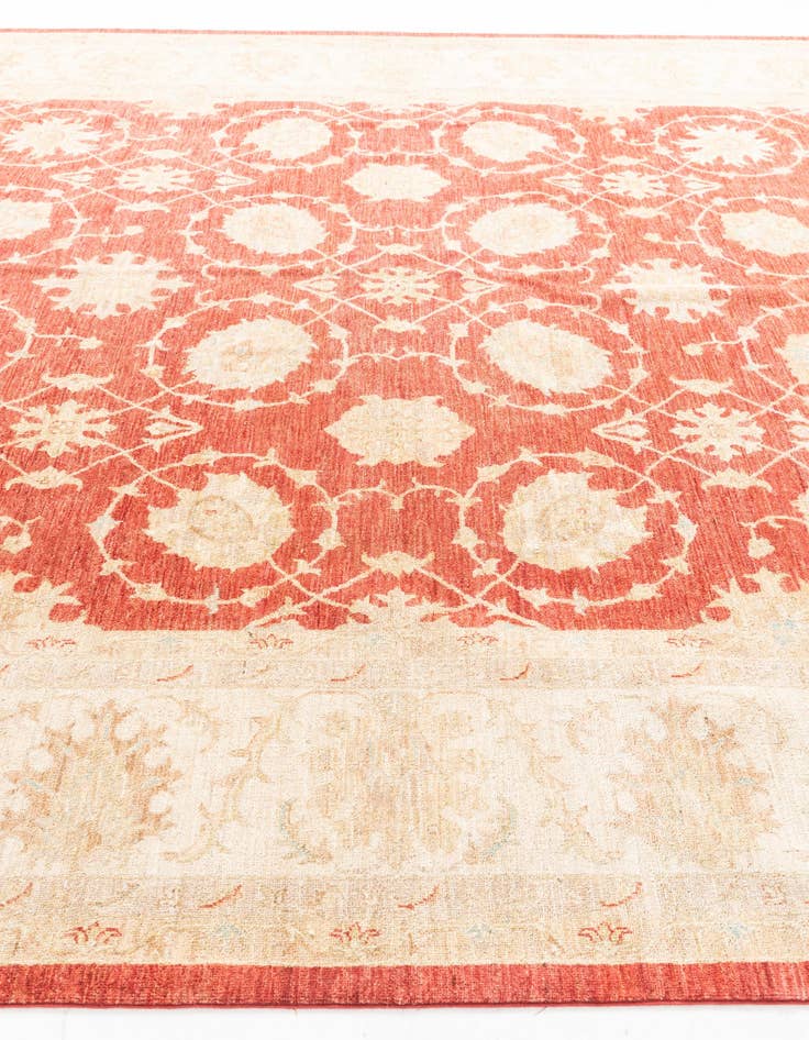 Detail image of 10' x 13' 4  Hand Knotted Peshawar Ziegler Rug
