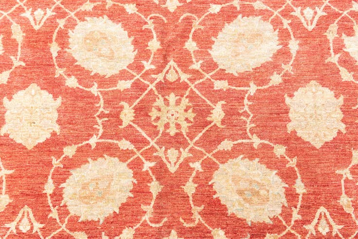 Detail image of 10' x 13' 4 Hand Knotted Peshawar Ziegler Rug