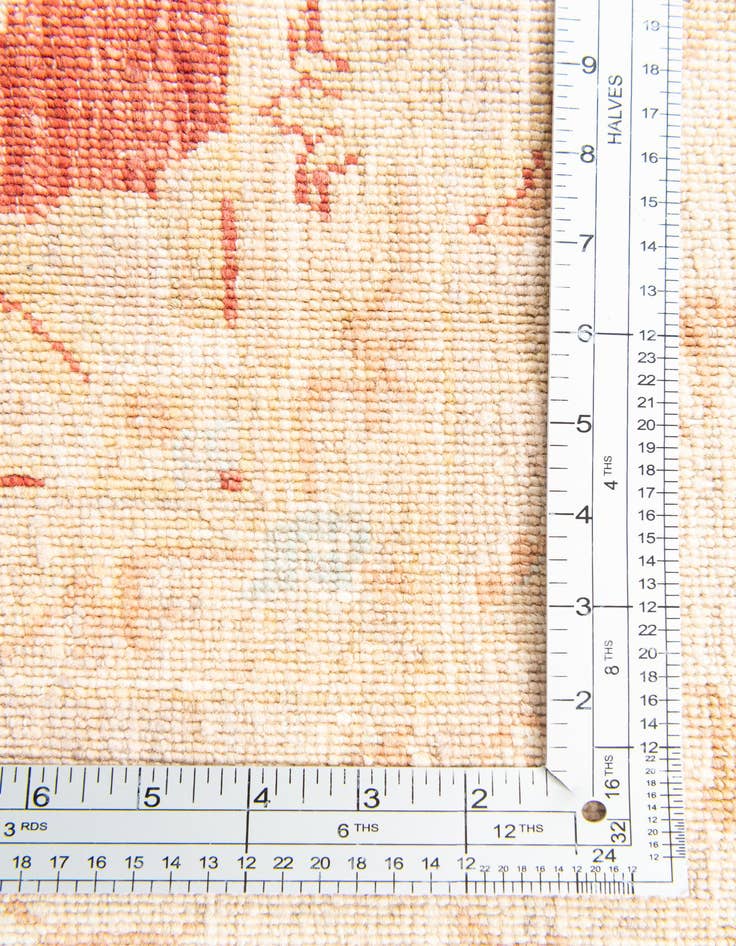 Detail image of 10' x 13' 4  Hand Knotted Peshawar Ziegler Rug