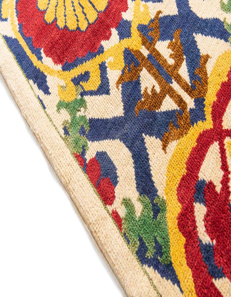 Detail image of 5' x 7' 4  Hand Knotted Peshawar Ziegler Rug