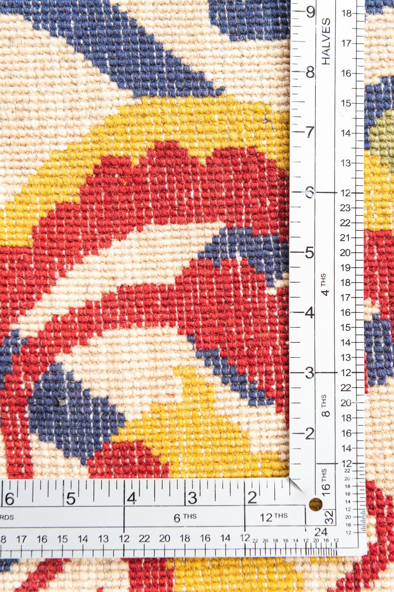 5' x 7' 4 Hand Knotted Peshawar Ziegler Rug
