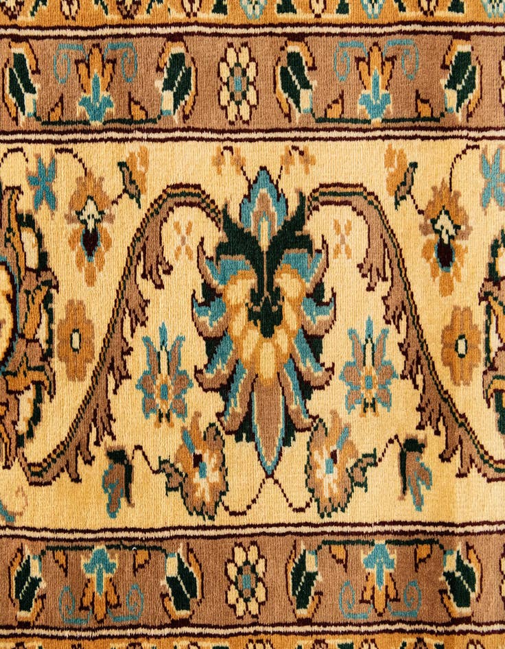 Detail image of 13' x 20' 6  Hand Knotted Peshawar Ziegler Rug