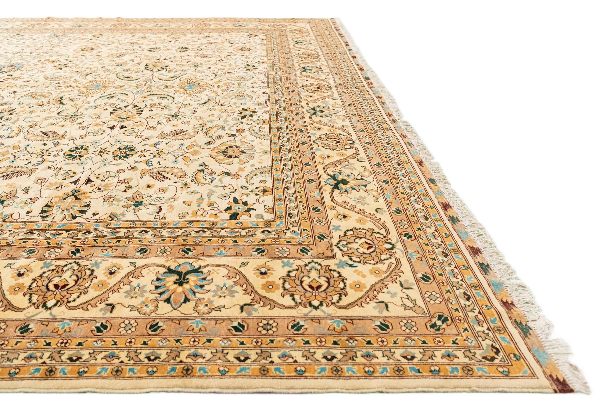 13' x 20' 6 Hand Knotted Peshawar Ziegler Rug