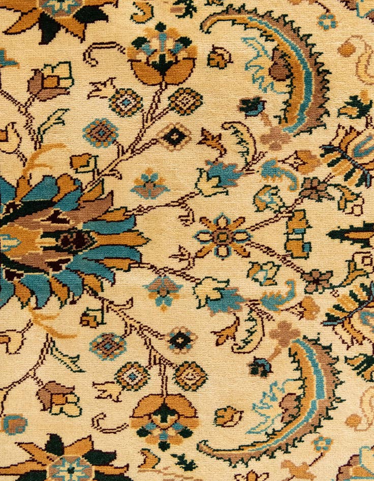 Detail image of 13' x 20' 6  Hand Knotted Peshawar Ziegler Rug